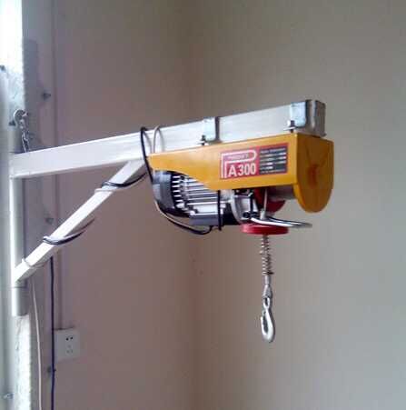 微型電動(dòng)葫蘆室內(nèi)安裝示意圖