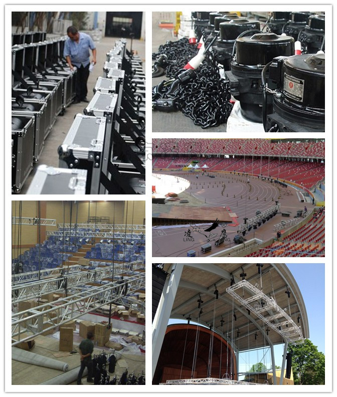 舞臺電動葫蘆使用展示