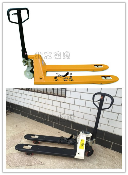 電子秤搬運車與普通搬運車拼圖